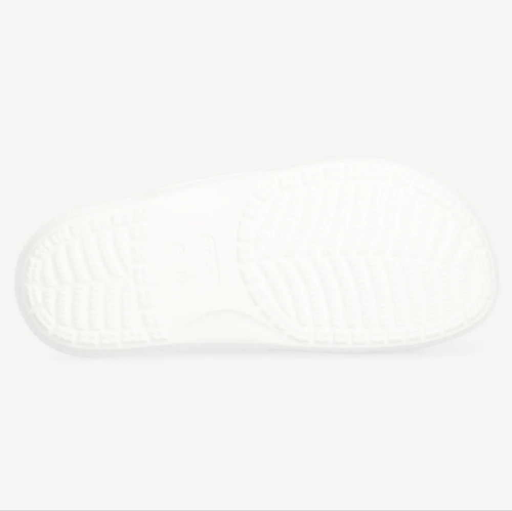 Crocs | Mens Size 12 Classic Two Strap Slide Sandals In True White
